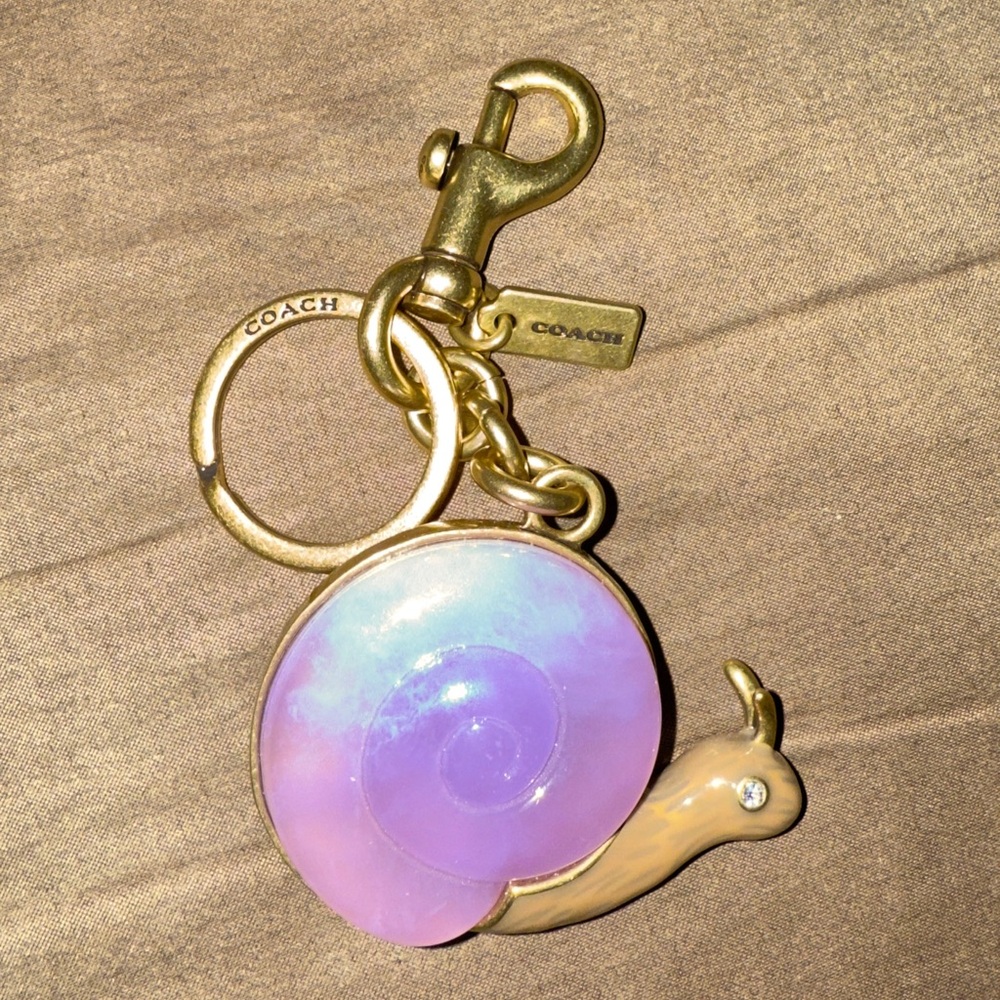 AUTHENTIC Coach Snail Bag Charm